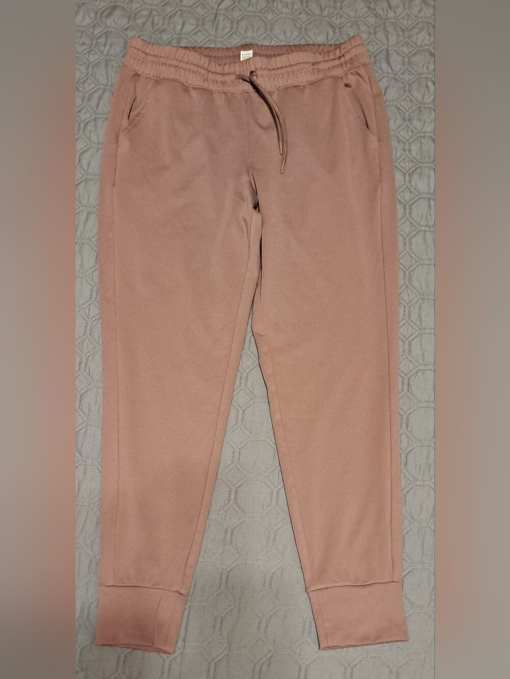 Yogalicious Lux Jogger Pants in Dusty Rose Sz L